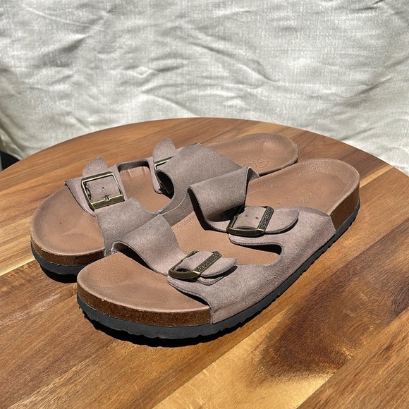 Skechers Women’s Arch Fit Granola Slide Sandal Taupe Size 8 - Picture 1 of 8